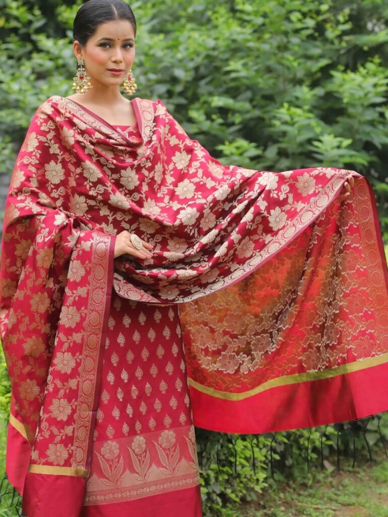 Banarasi Silk Suit