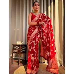 Georgette Silk Saree