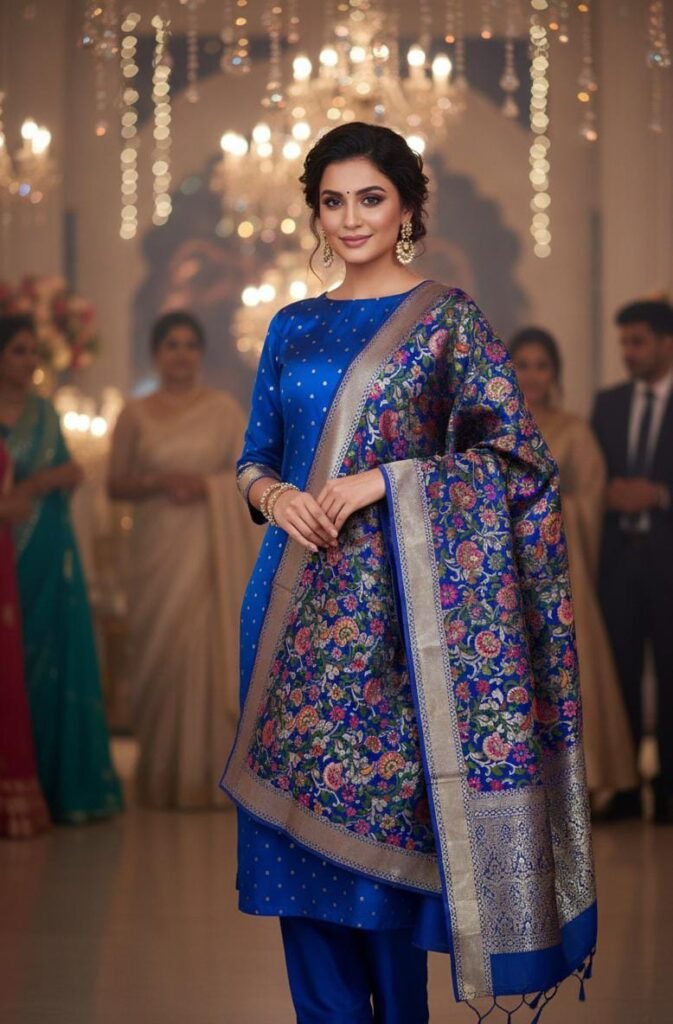 Banarasi Silk Suit