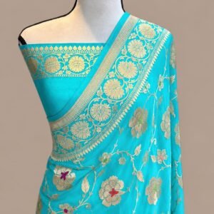 Floral Embroidered Saree