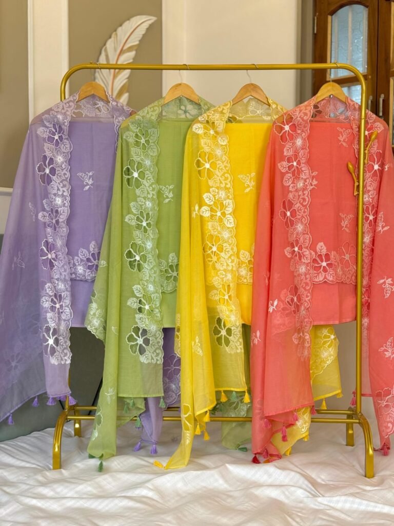 Chanderi  Silk Suit