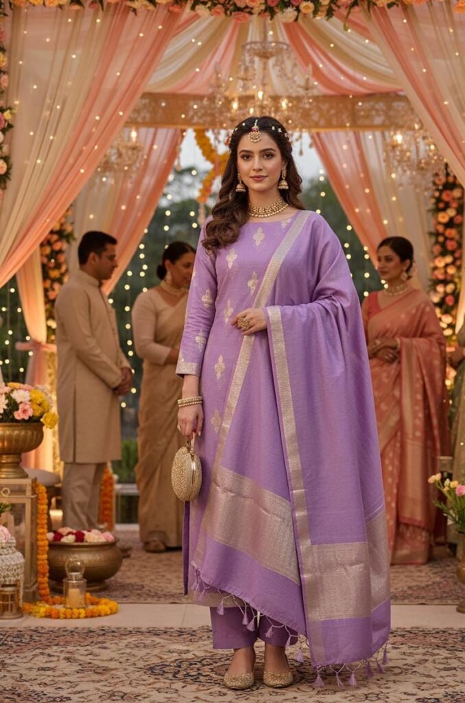 Cotton Silk Suit