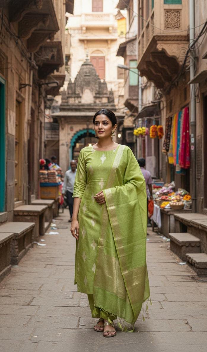 Cotton Silk Suit - Image 2
