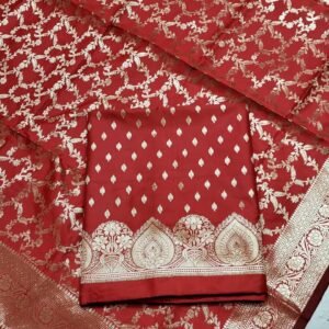 Silk katan zari weaving katban design